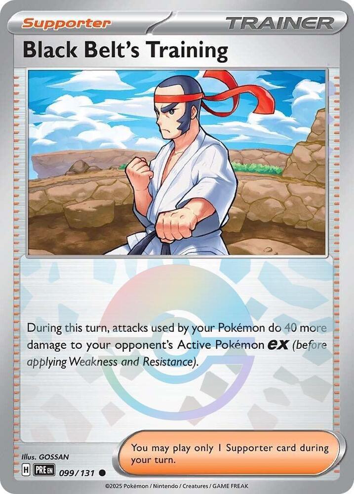 Common sv085-099 reverse – Pokémon Black Belt's Training - Poké Ball Pattern - 099/131 - Common [sv085-099] [Reverse Holo]
