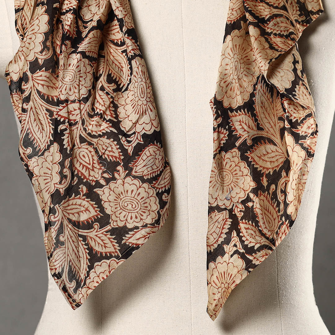 HAVELI CHRONICLES Block Printed Modal Silk Pendant Necklace Scarf 42 - view 3