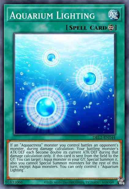 Yu-Gi-Oh! Aquarium Lighting - DRL2-EN044 - Super Rare - 1st Edition