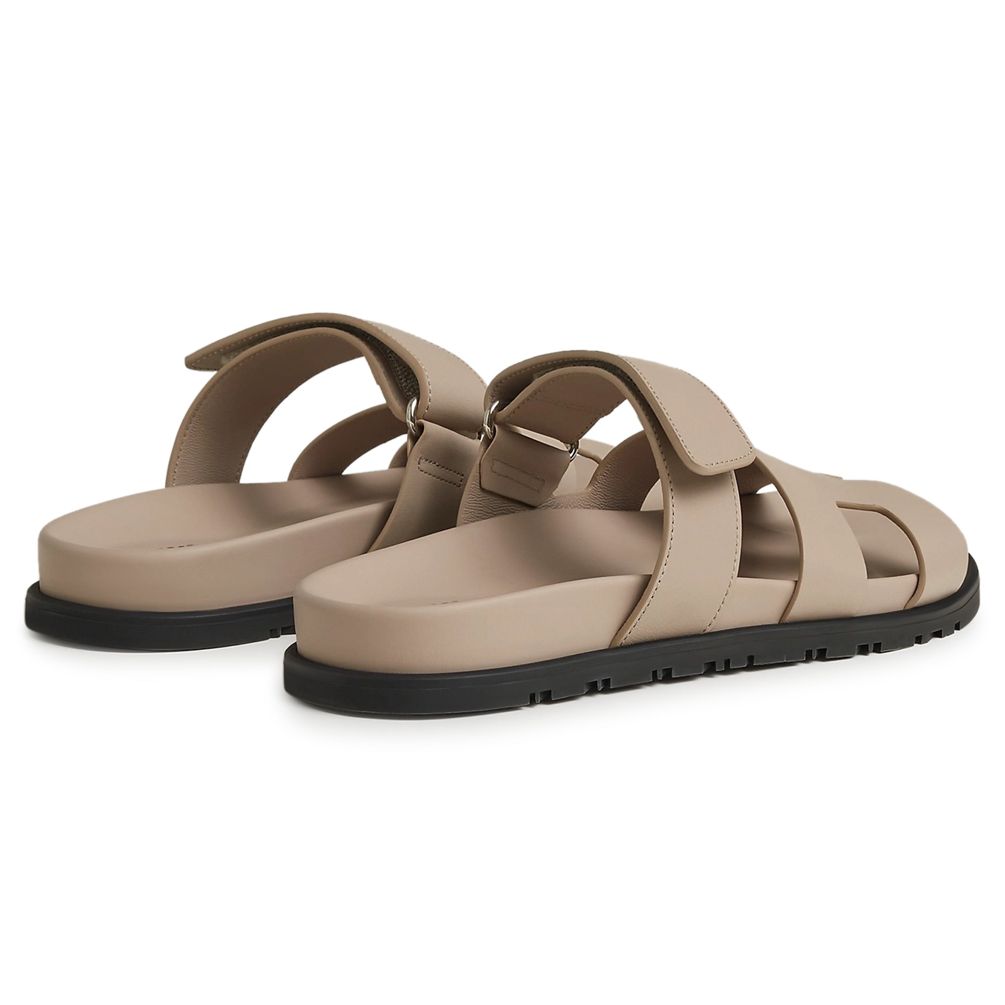 Hermès Paris Chypre Beige Mastic Sandals - view 3