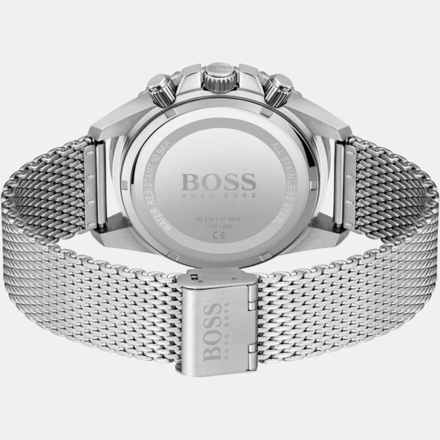 Boss Admiral Men Quartz Black Dial Analog Stainless Steel Watch 1513904 - view 2