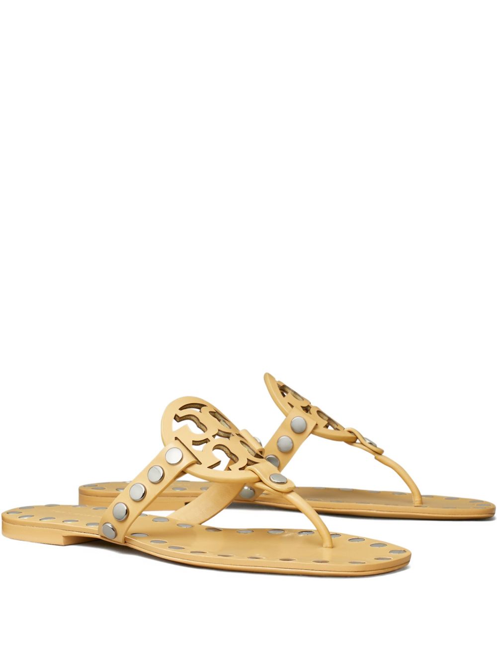 Tory Burch Studded Miller Patent flat sandals - view 2