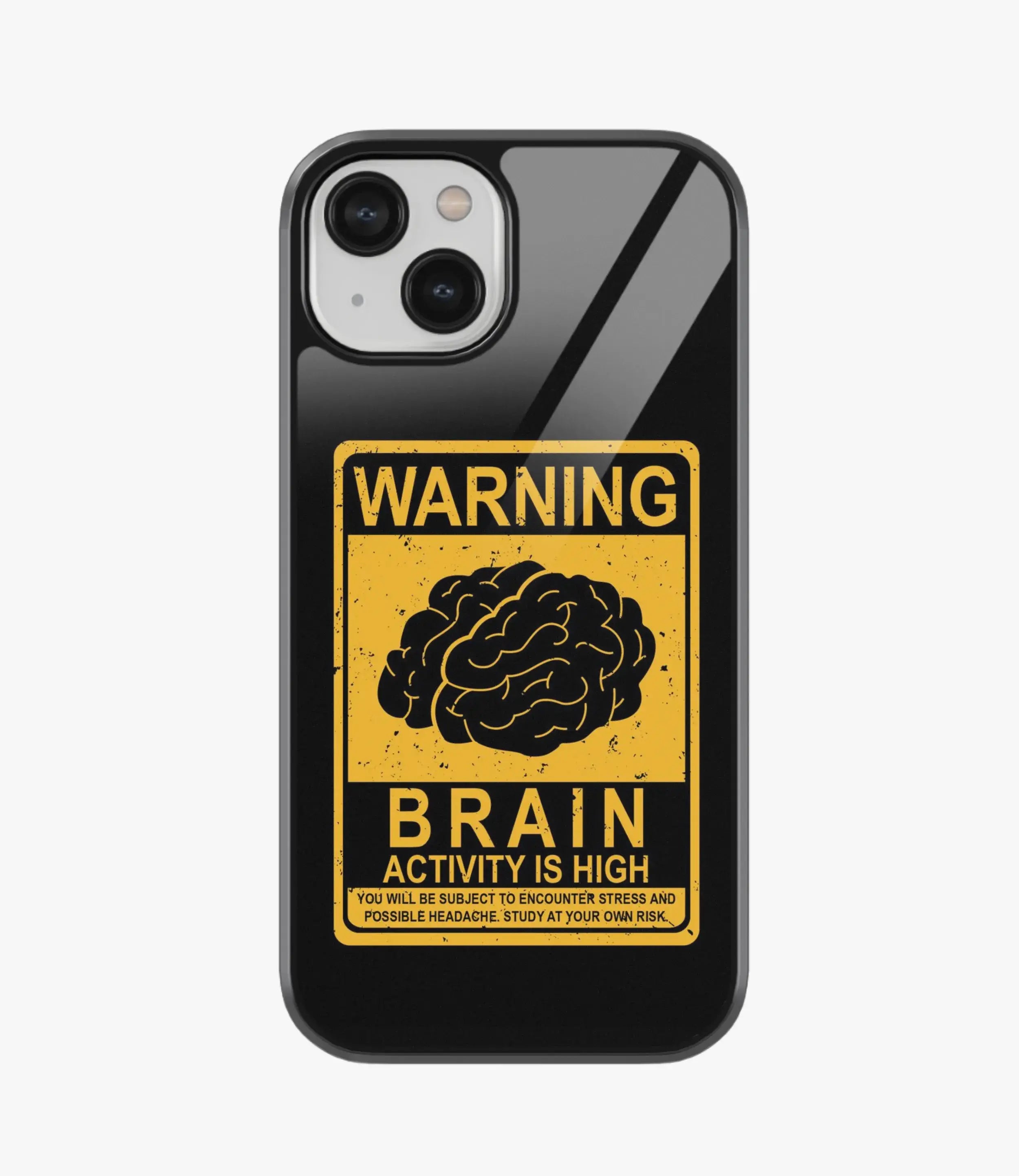 The Case Company High Brain Activity Glass Phone Case