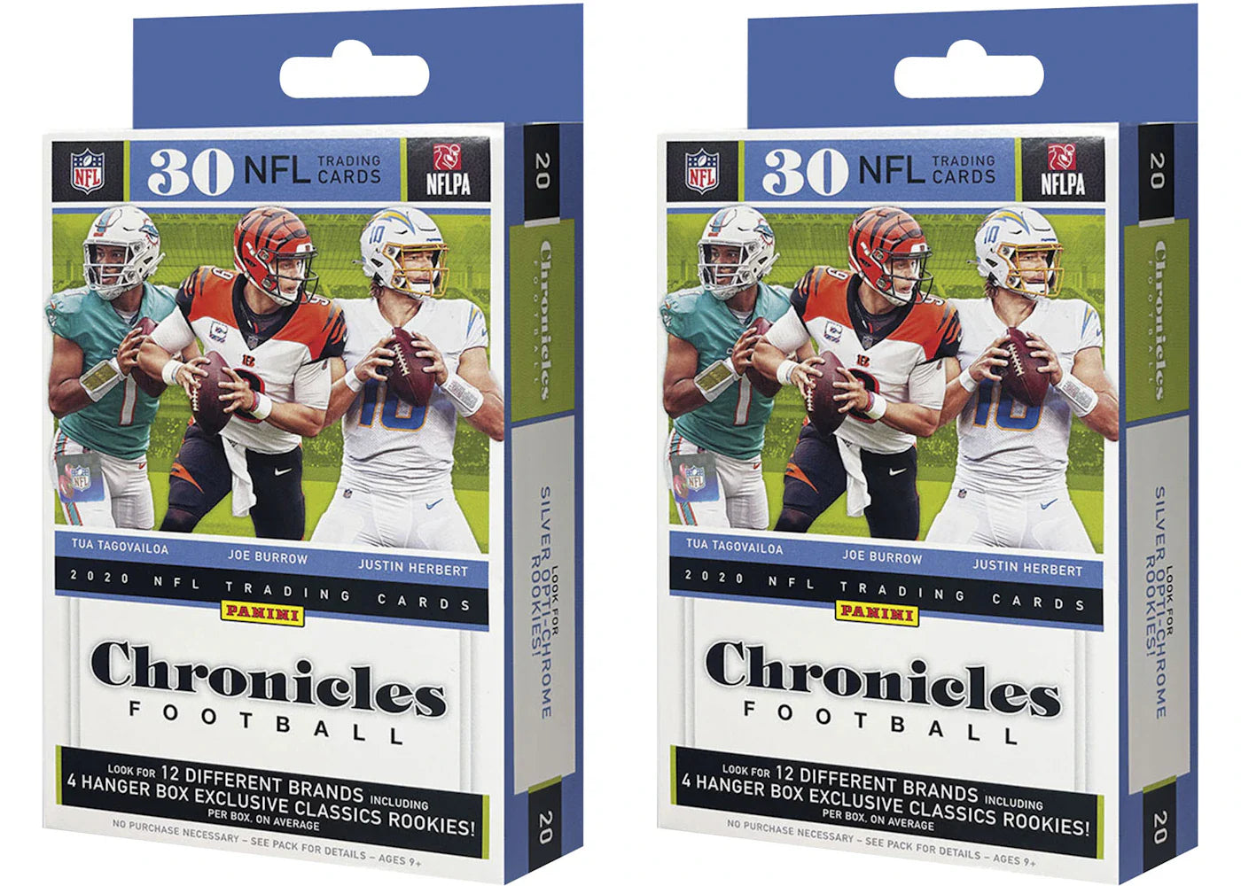 2020 Panini Chronicles Football Hanger Box 2x Lot