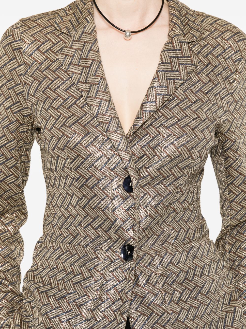 Siyu Tallis single-breasted jacket - view 2