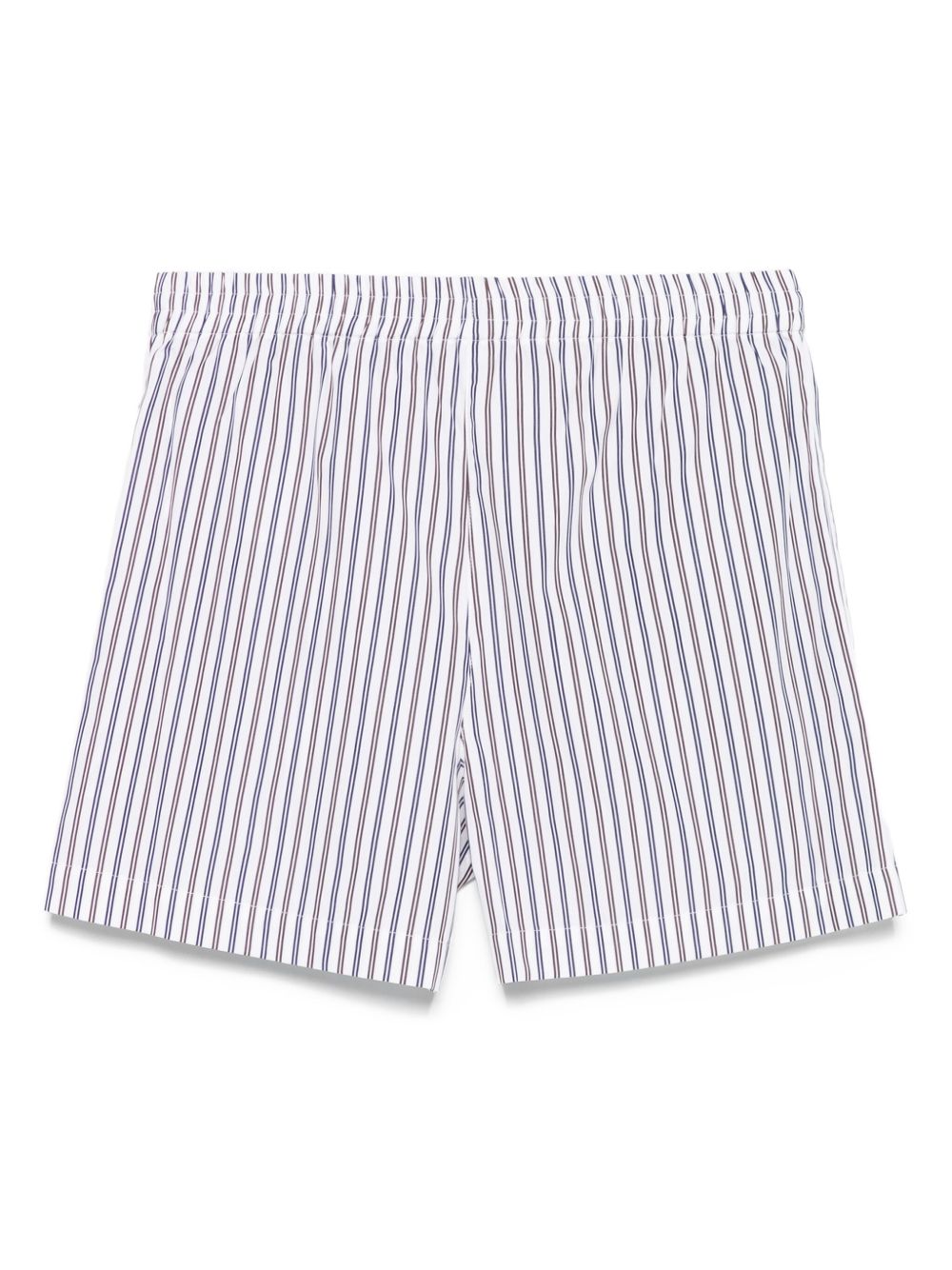 The Attico Striped cotton shorts – COTTON 100% - view 2