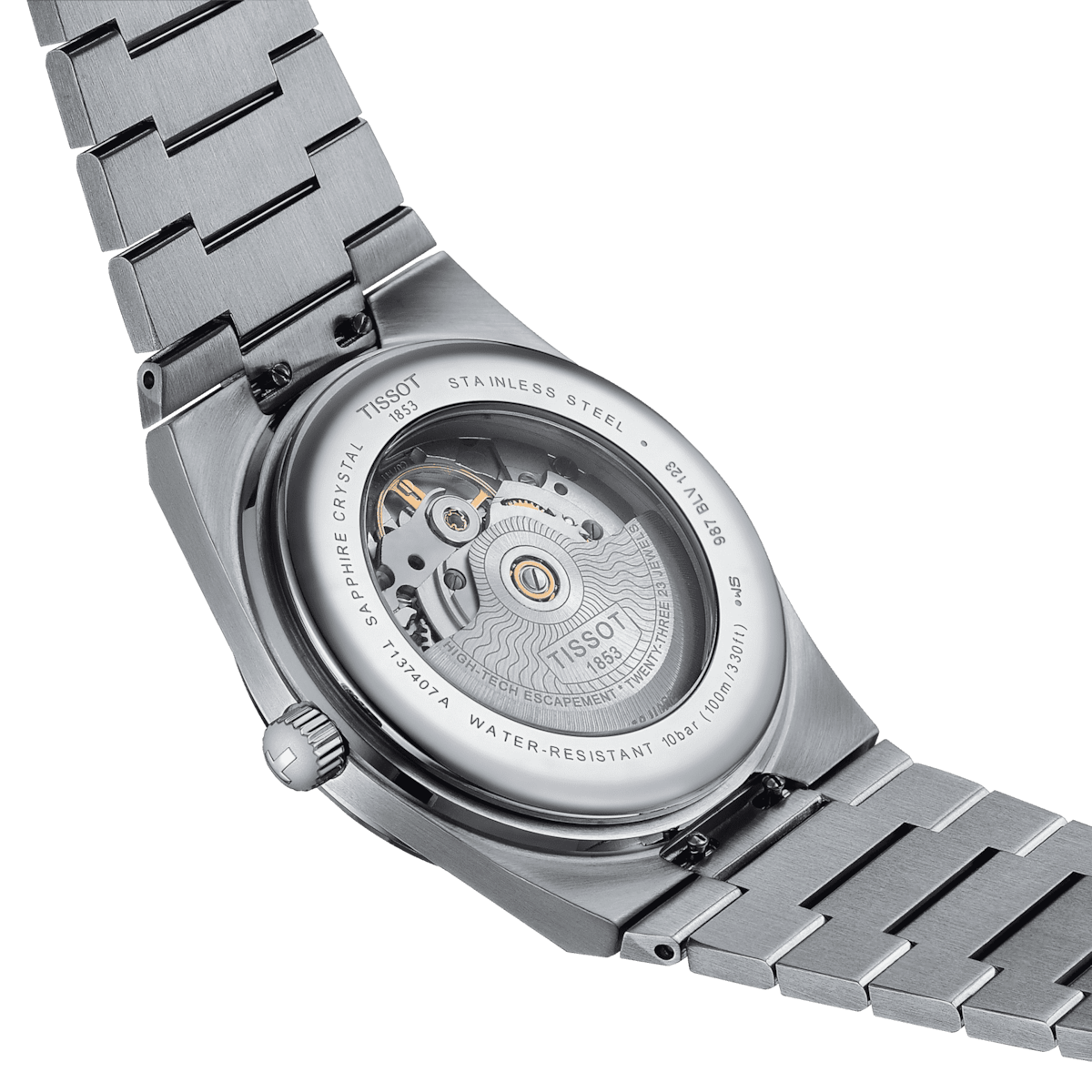 Tissot T-Classic PRX Silver Dial Men 40mm T1374072103100 - view 2