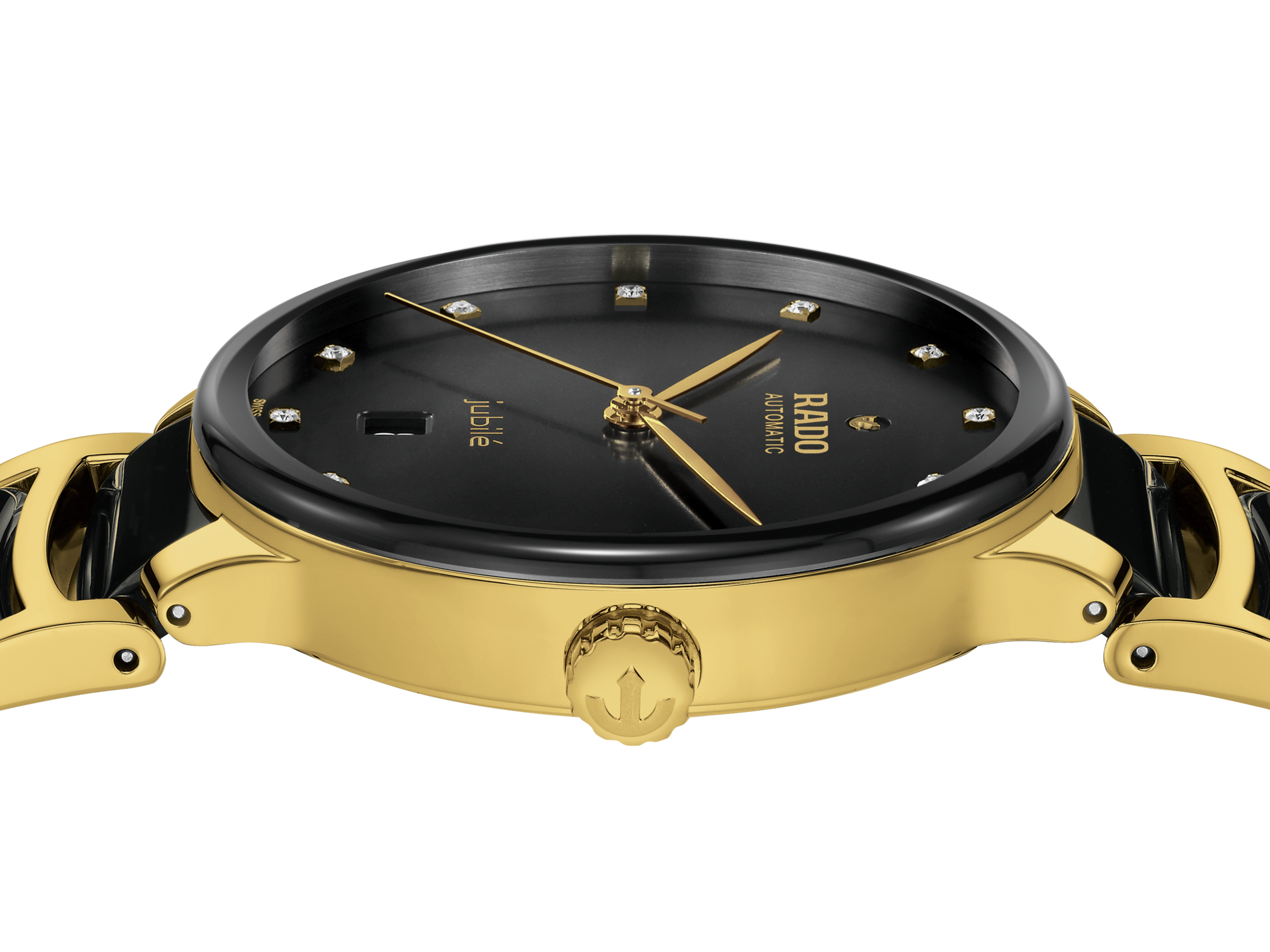 Rado Centrix Automatic Diamonds Black Dial Unisex 39.5mm - view 2
