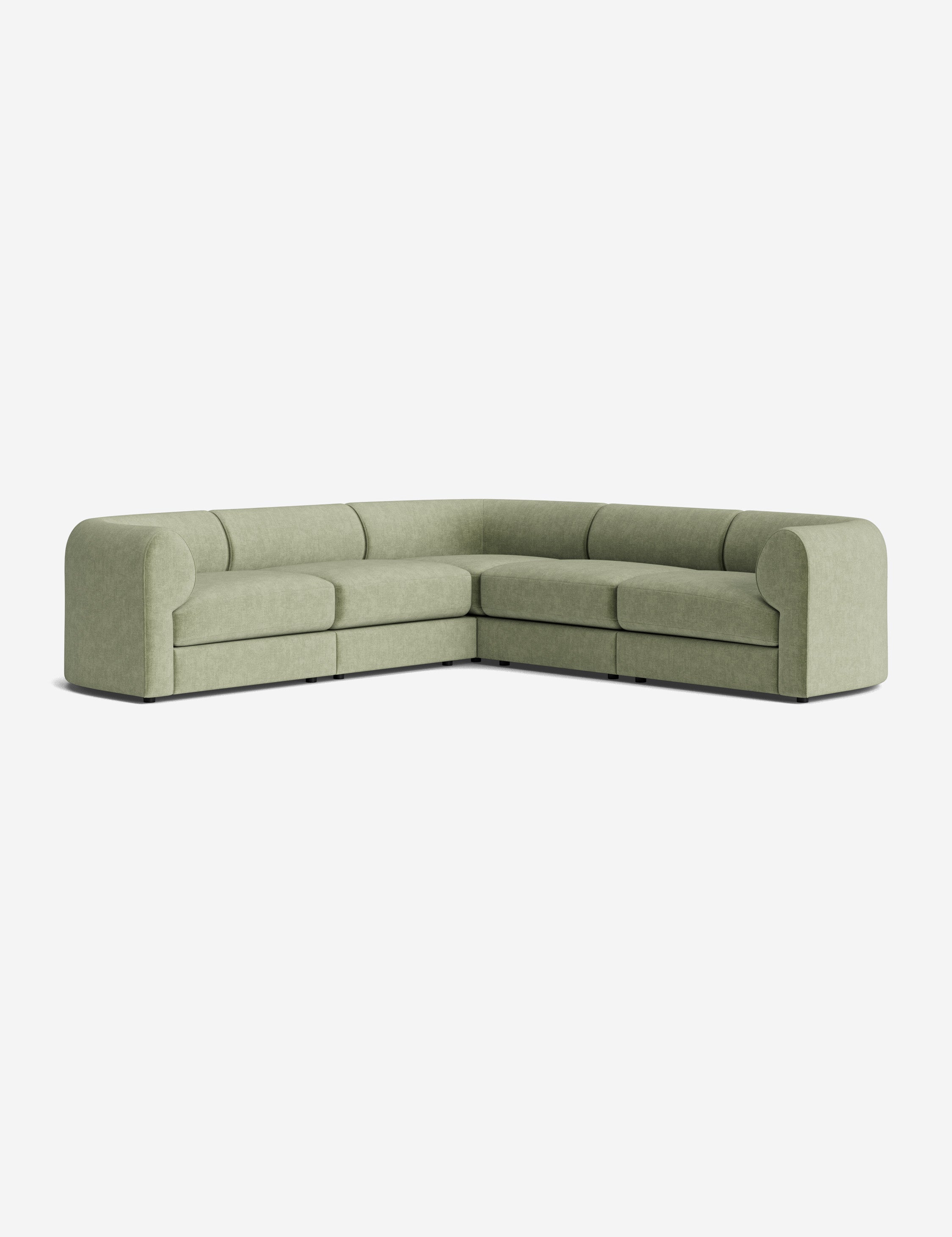 Lulu and Georgia Sergio Modular Corner Sectional Sofa - view 2
