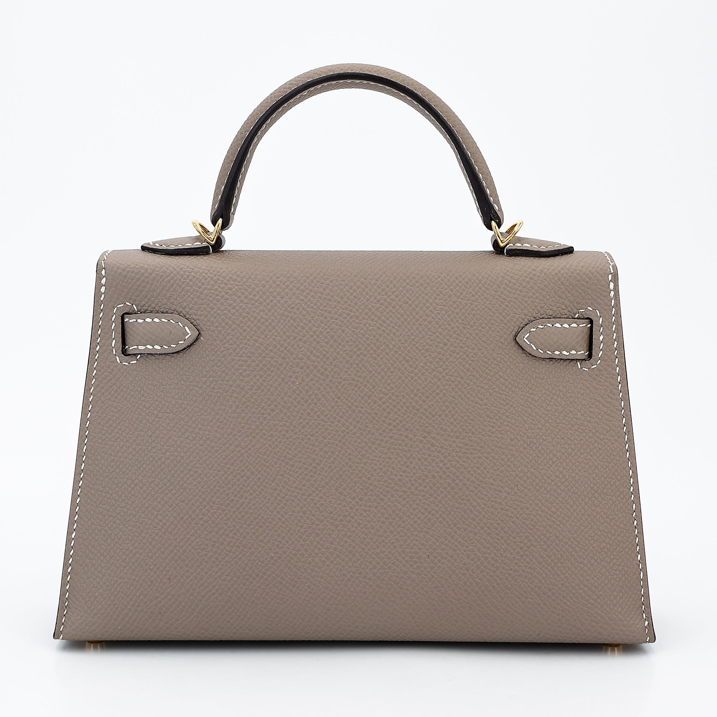 Cop Underdog HERMÈS Mini Kelly II HSS Gris Asphalte Epsom Gold hardware - view 2