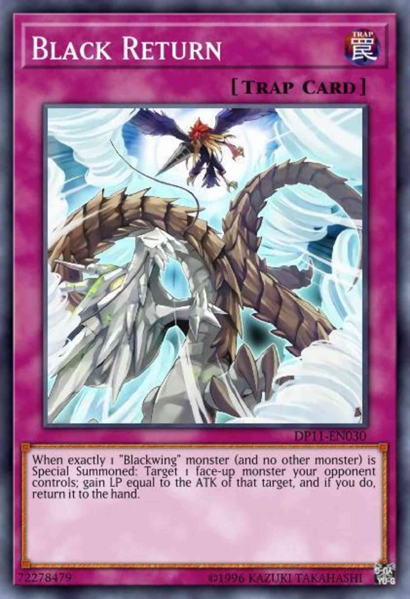 Yu-Gi-Oh! Black Return - DP11-EN030 - Super Rare - 1st Edition