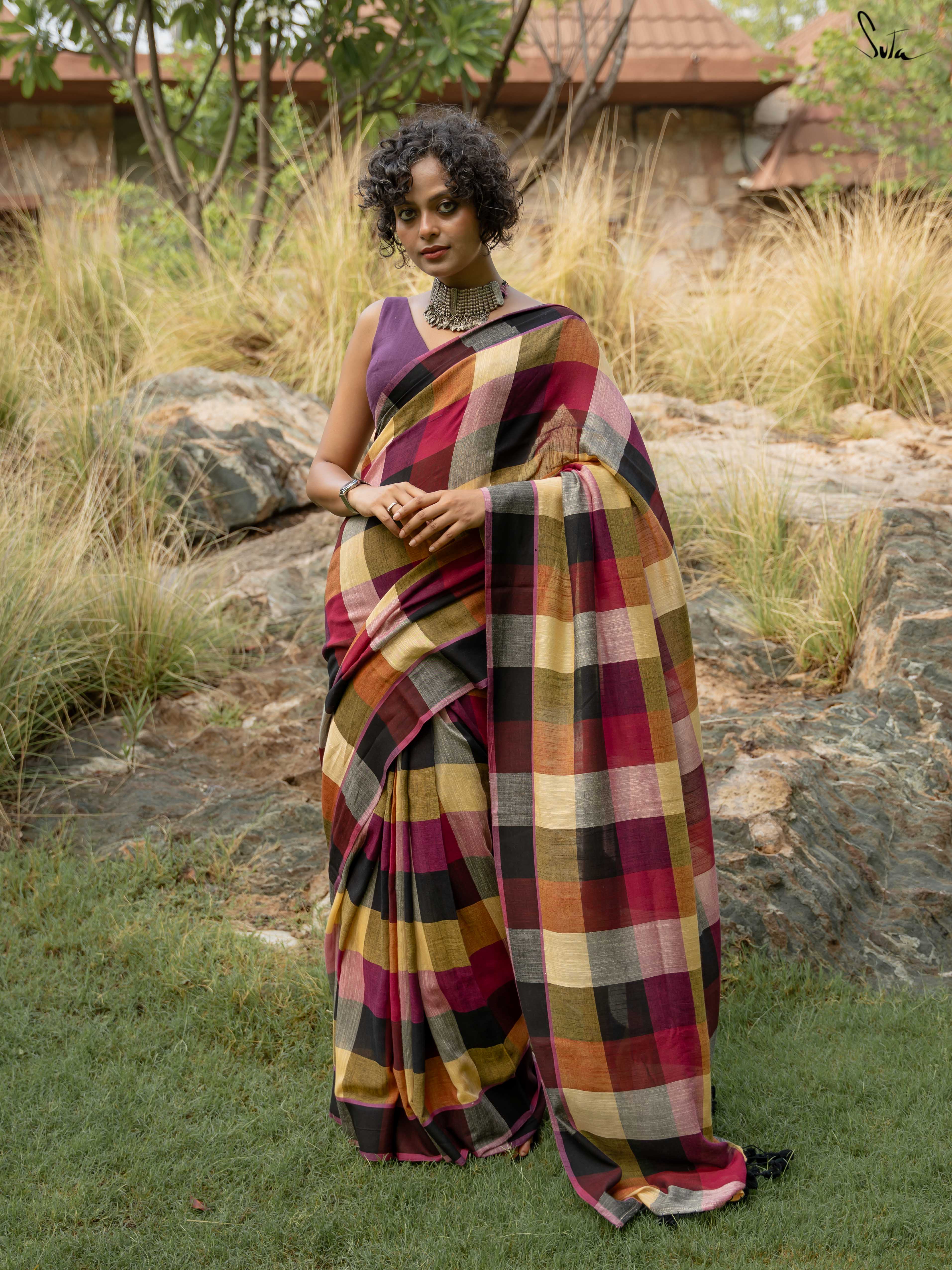 suta.in Chequered Shaam – Women's