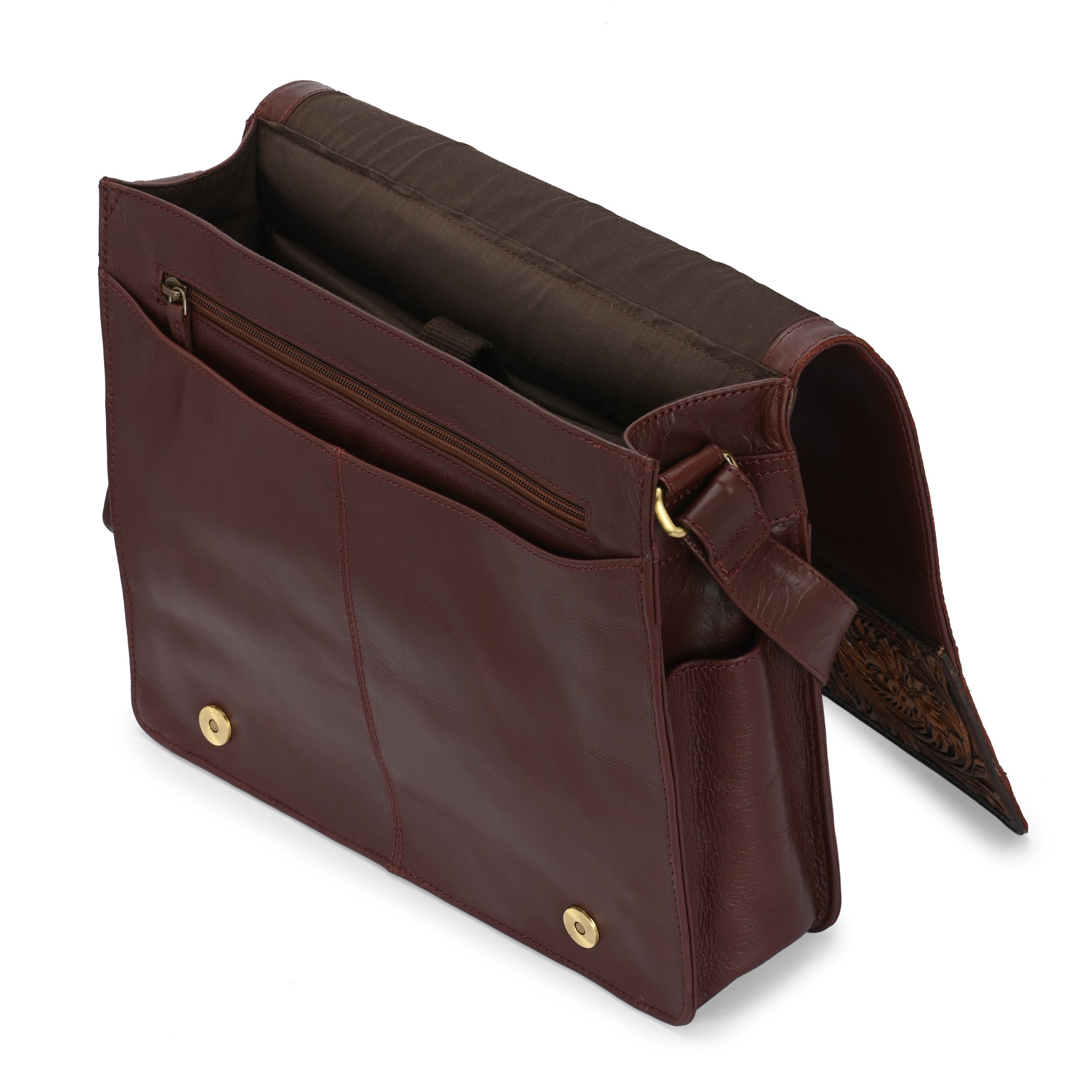 Hand-Carved Bags by Lafattio – Brown - view 8