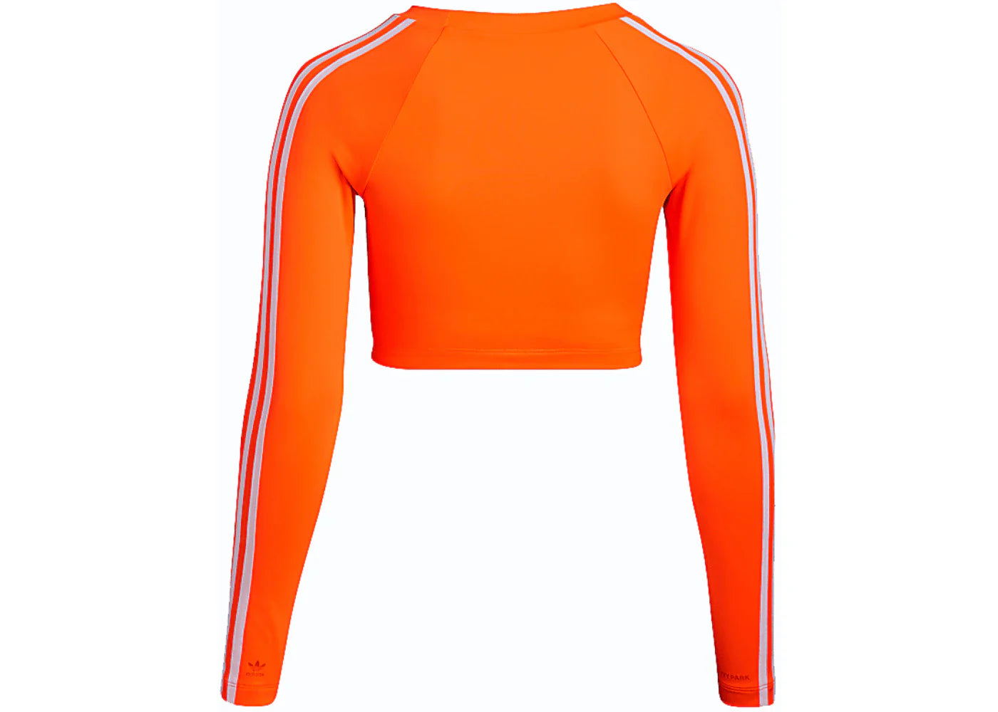 adidas Ivy Park Rash Guard Top (Plus Size) Solar Orange - view 2