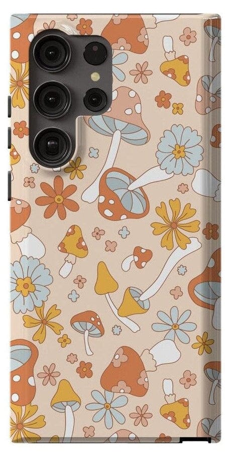 Casetry Mushroom Magic | Retro Floral Samsung Case - view 2