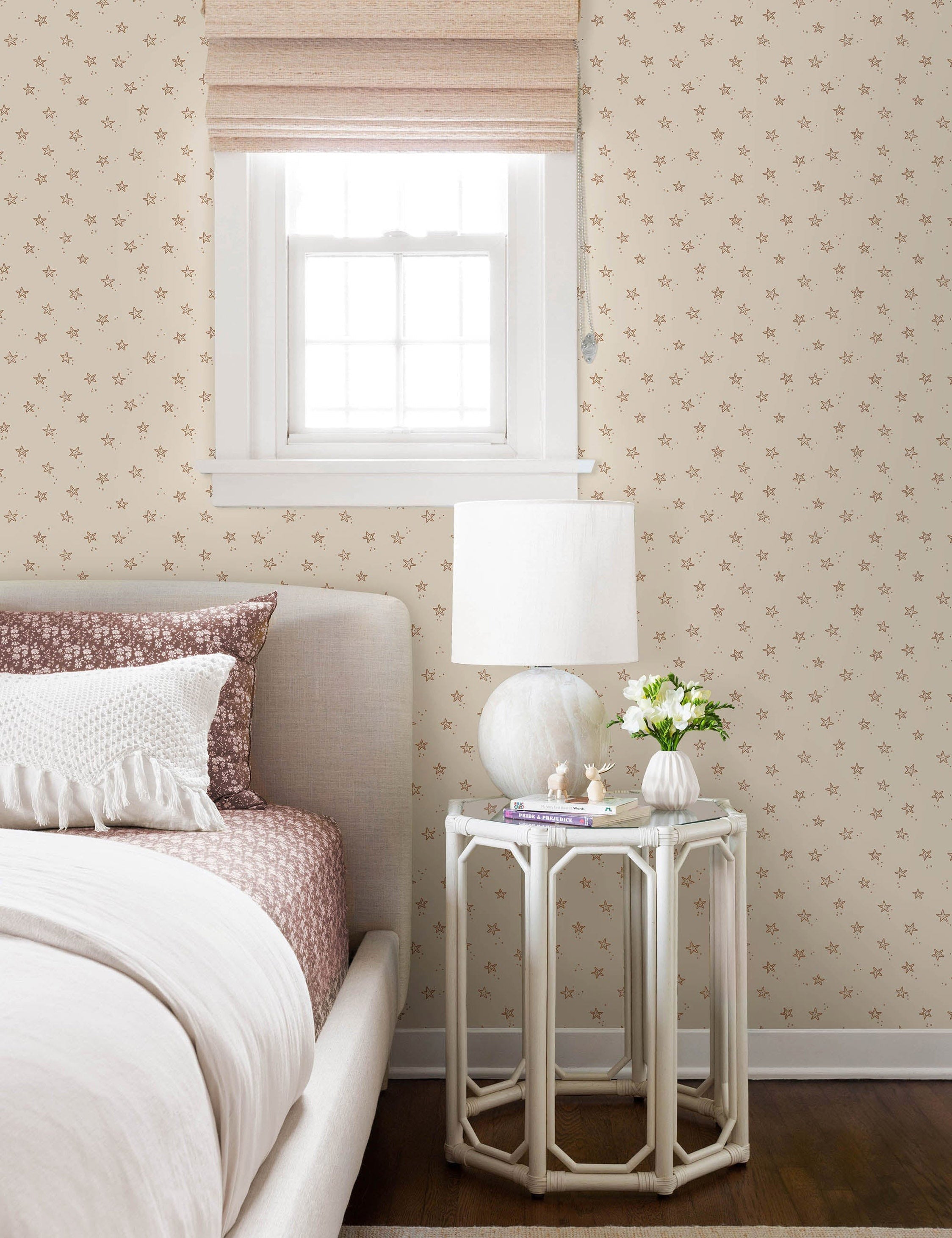 Lulu and Georgia Starfish Wallpaper by Rylee + Cru