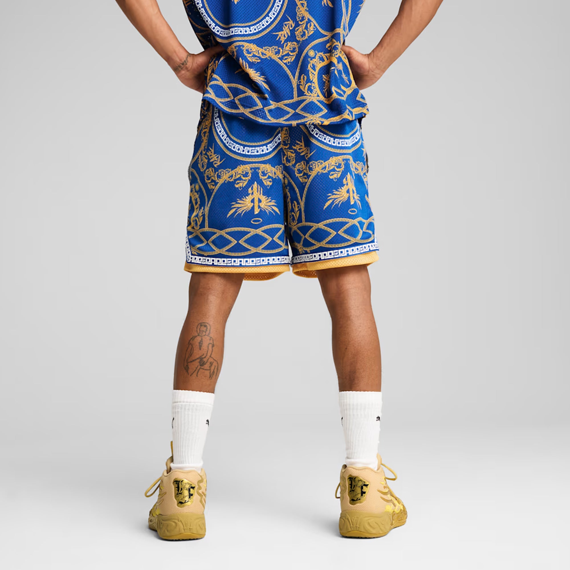 Puma | X Lamelo Ball Golden Child Shorts { Blue - view 2