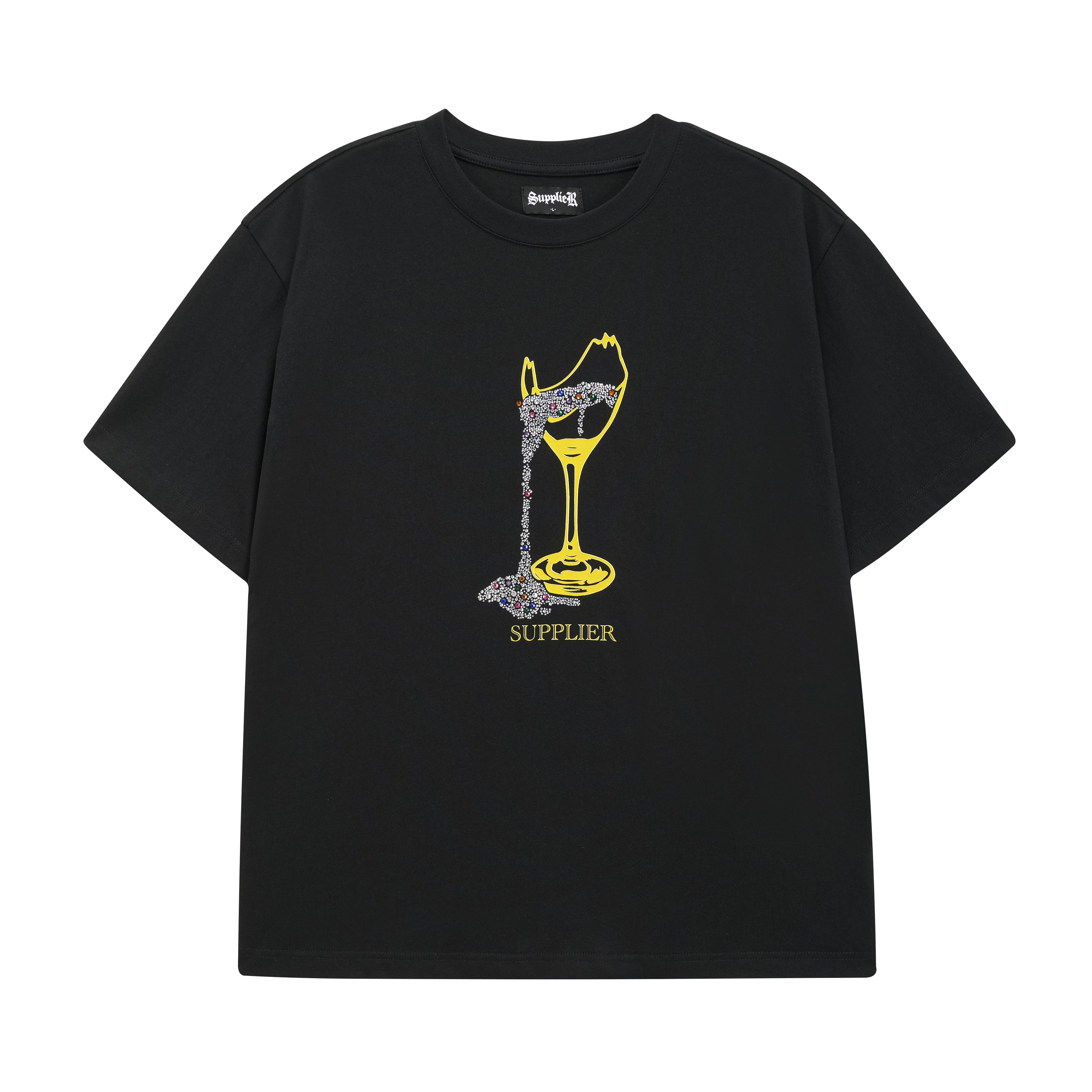 Supplier Rhinestone Glass Tee