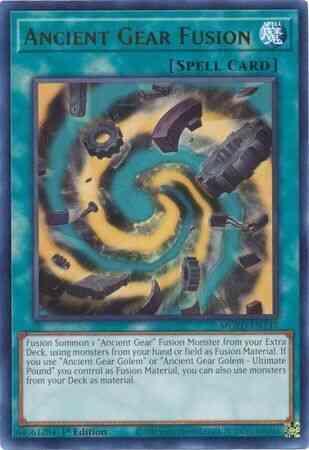 Yu-Gi-Oh! Ancient Gear Fusion - MGED-EN147 - Rare - 1st Edition