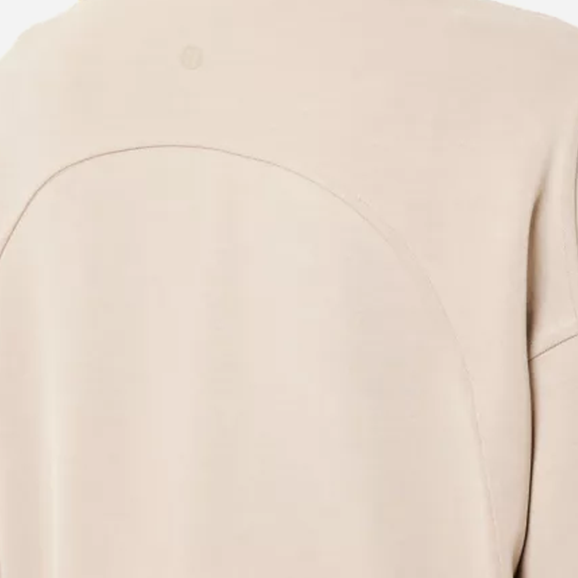LULULEMON Brushed Softstreme Stretch Jersey Sweatshirt Sheer Oak