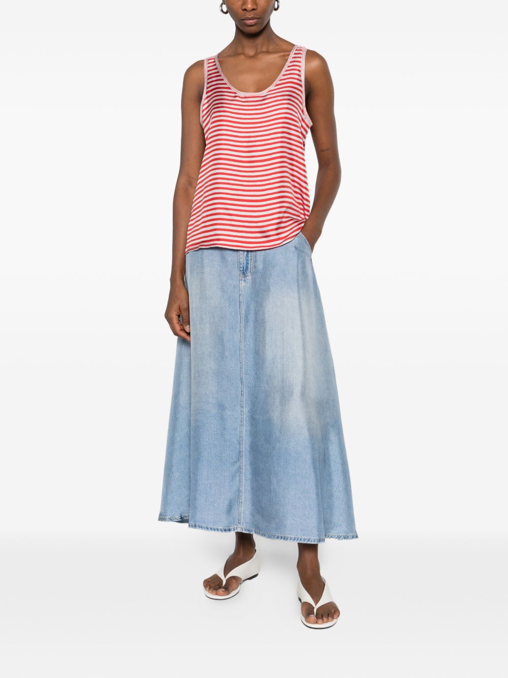 Pierre Louis Mascia Striped silk top – Silk 100% - view 5
