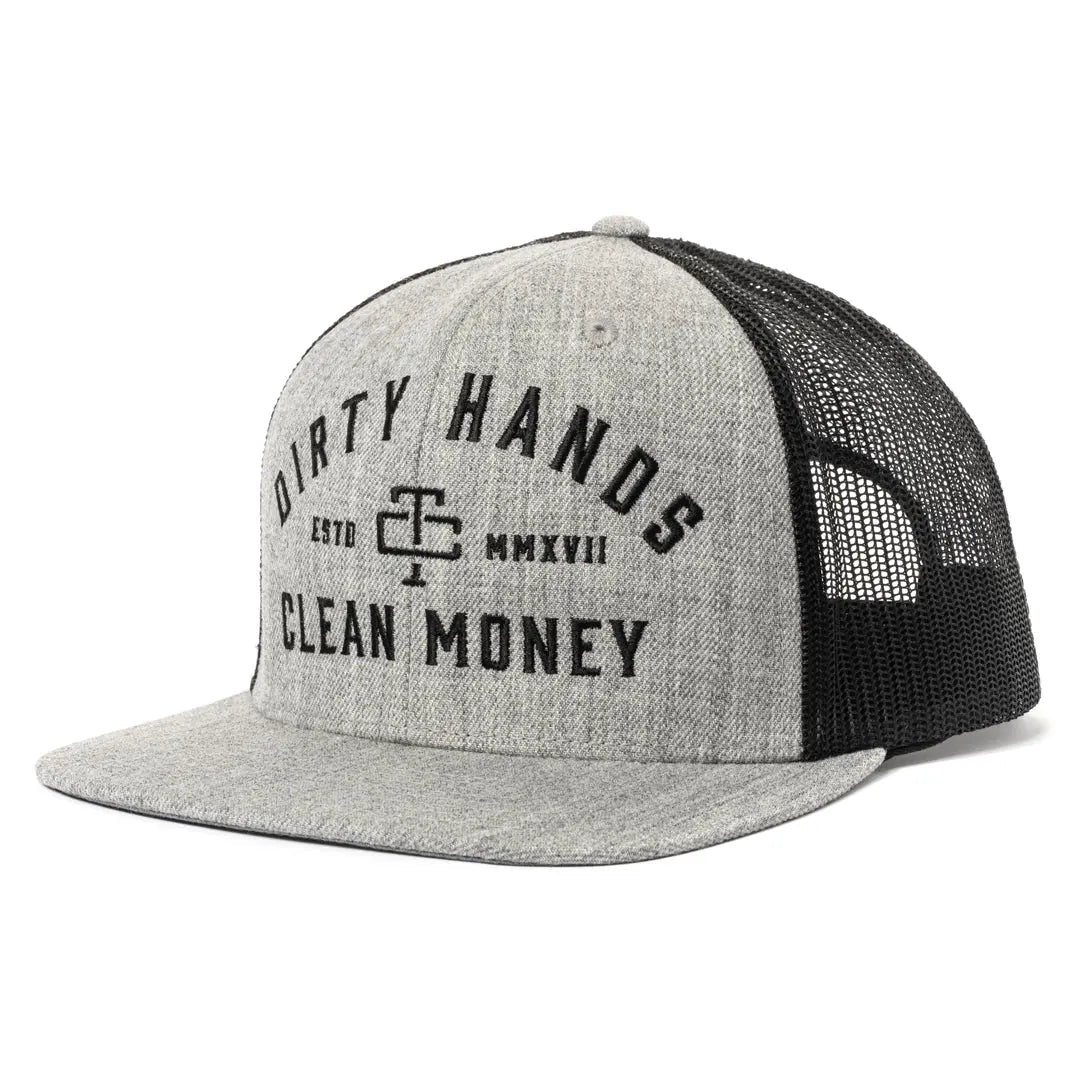 Radial DHCM Meshback Hat – Heather Grey Black