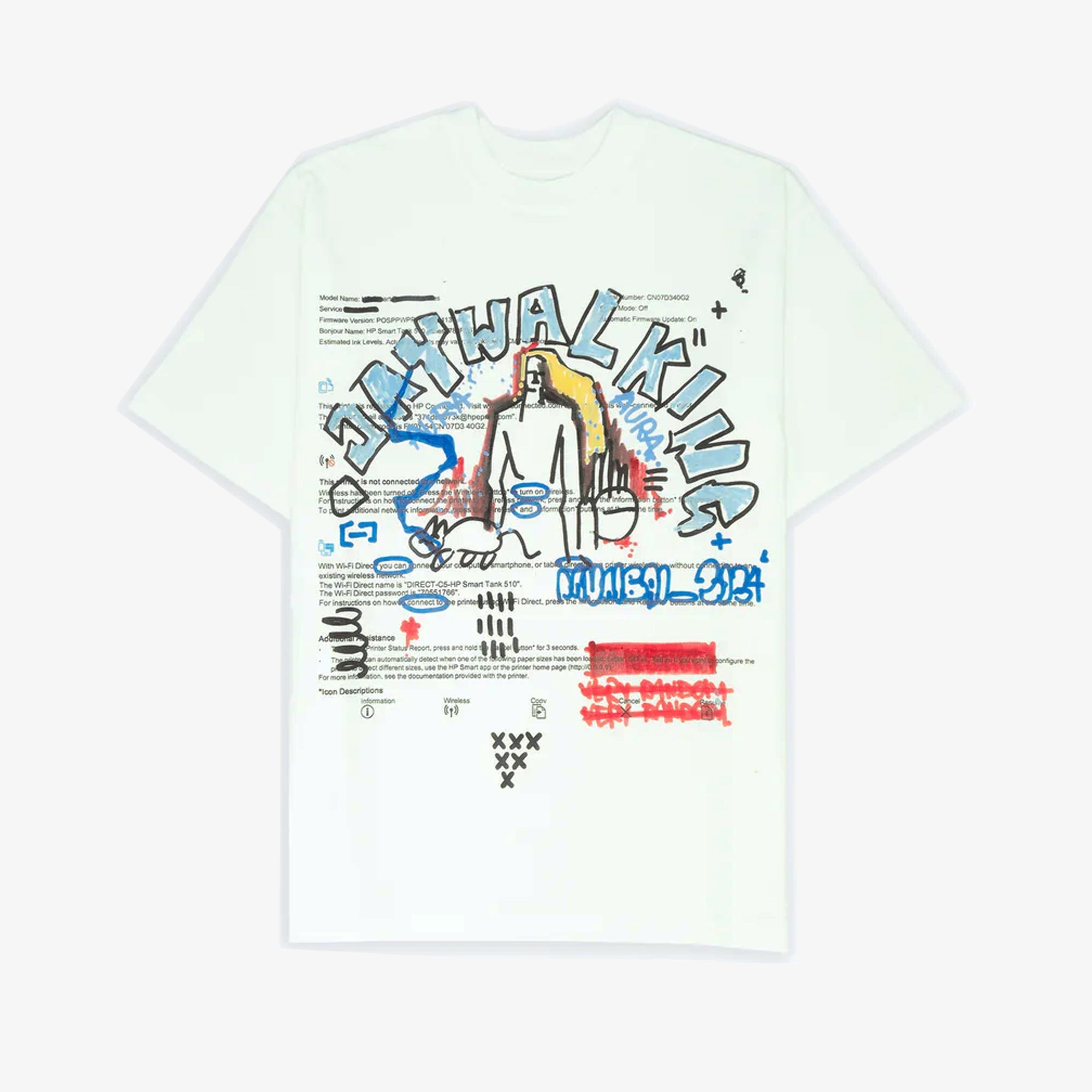 Jaywalking | Aura T-shirt { White
