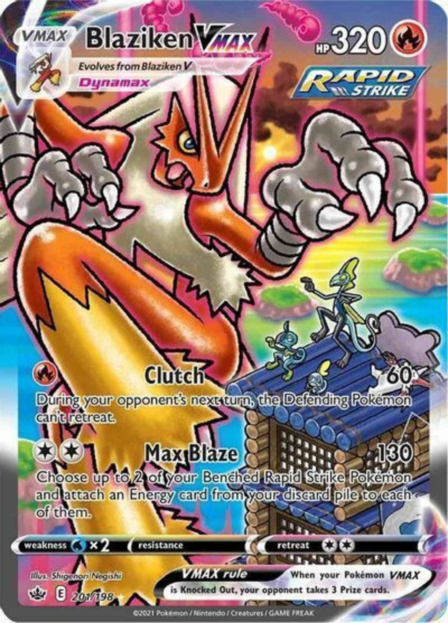Rare rainbow swsh6-201 – Pokémon Blaziken VMAX - 201/198 - Rare Rainbow [swsh6-201] [Secret]