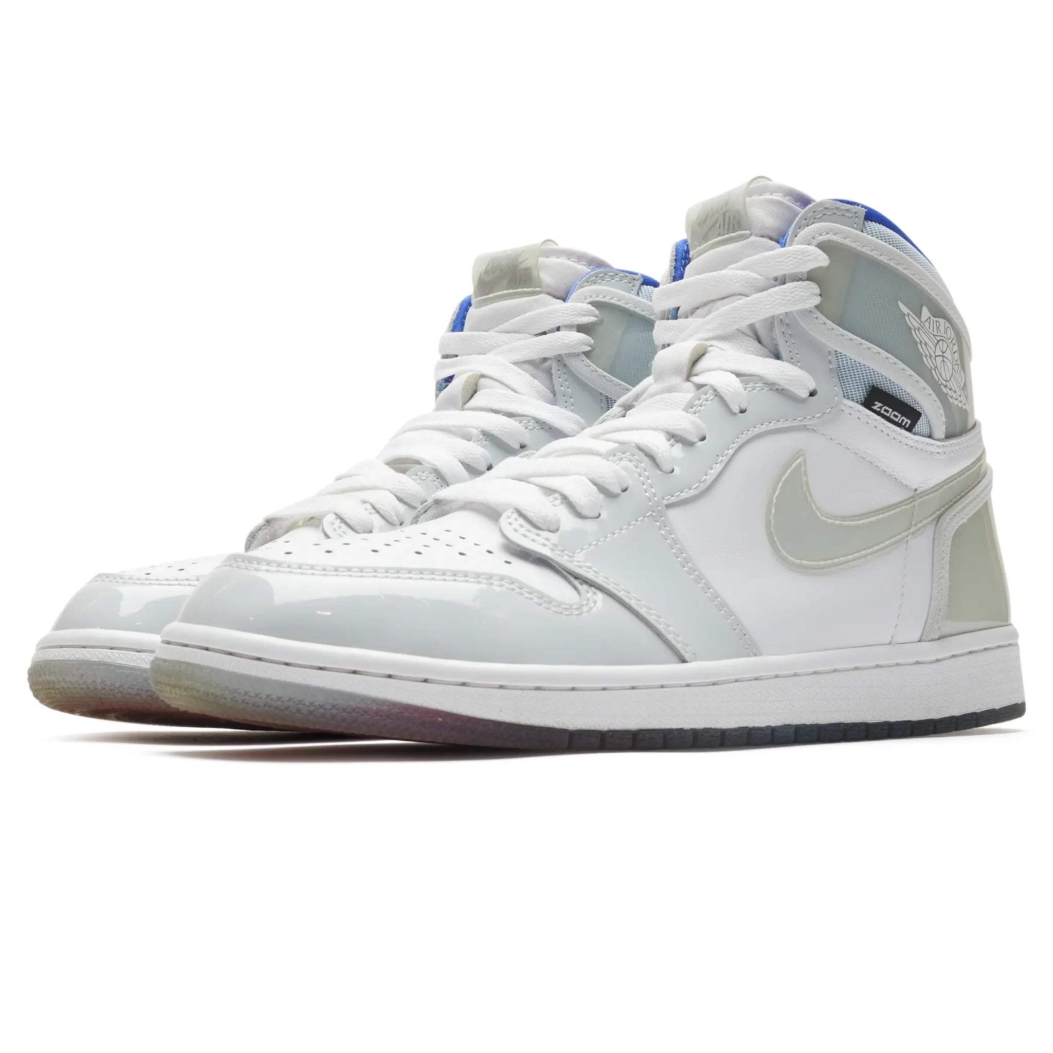 Preloved - Air Jordan 1 Retro High Zoom White Racer Blue - view 2