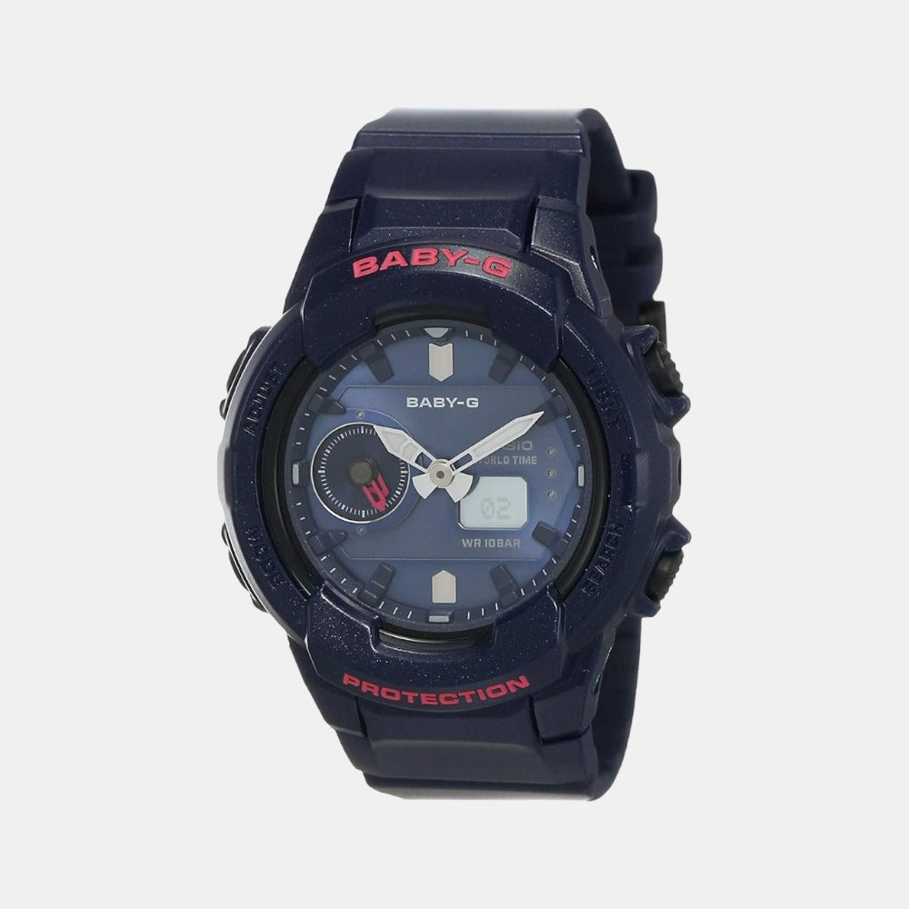 Casio Baby-G Men Quartz Blue Dial Analog-Digital Resin Watch B205