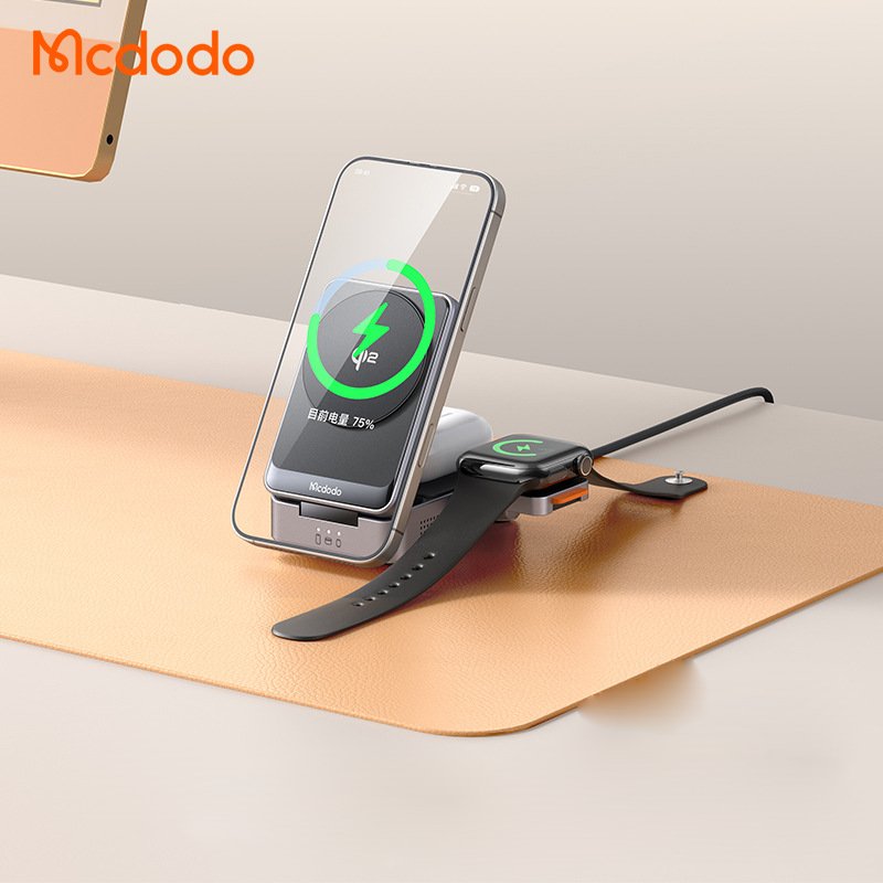 Million Cases Macdodo 15W Three-In-One Foldable Magnetic Charging Station - view 2