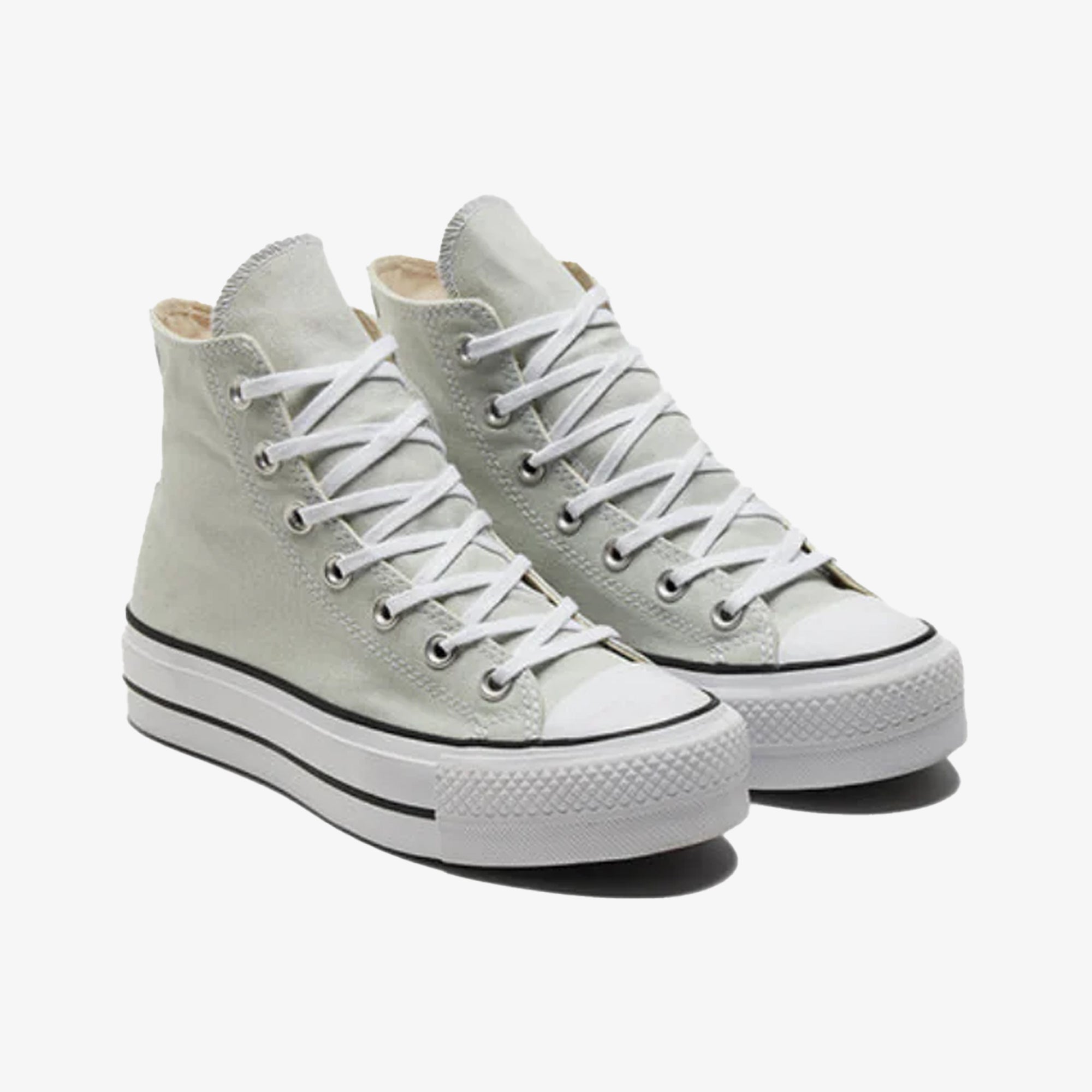 Converse | CHUCK TAYLOR ALL STAR PLATFORM CANVAS { WHITE - view 2
