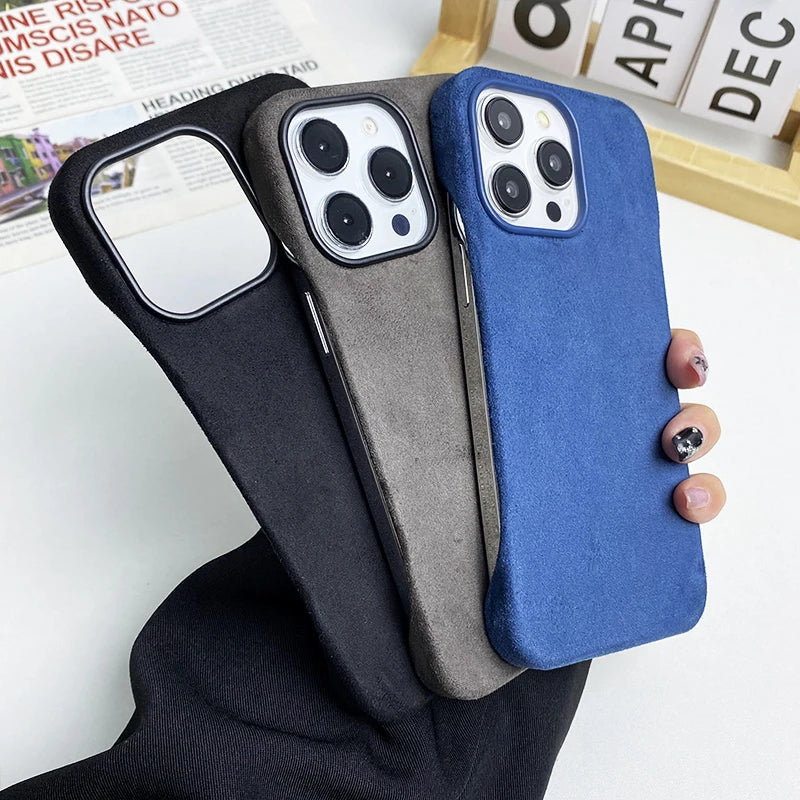 Million Cases Genuine Suede Leather Magsafe Case - iPhone - view 6