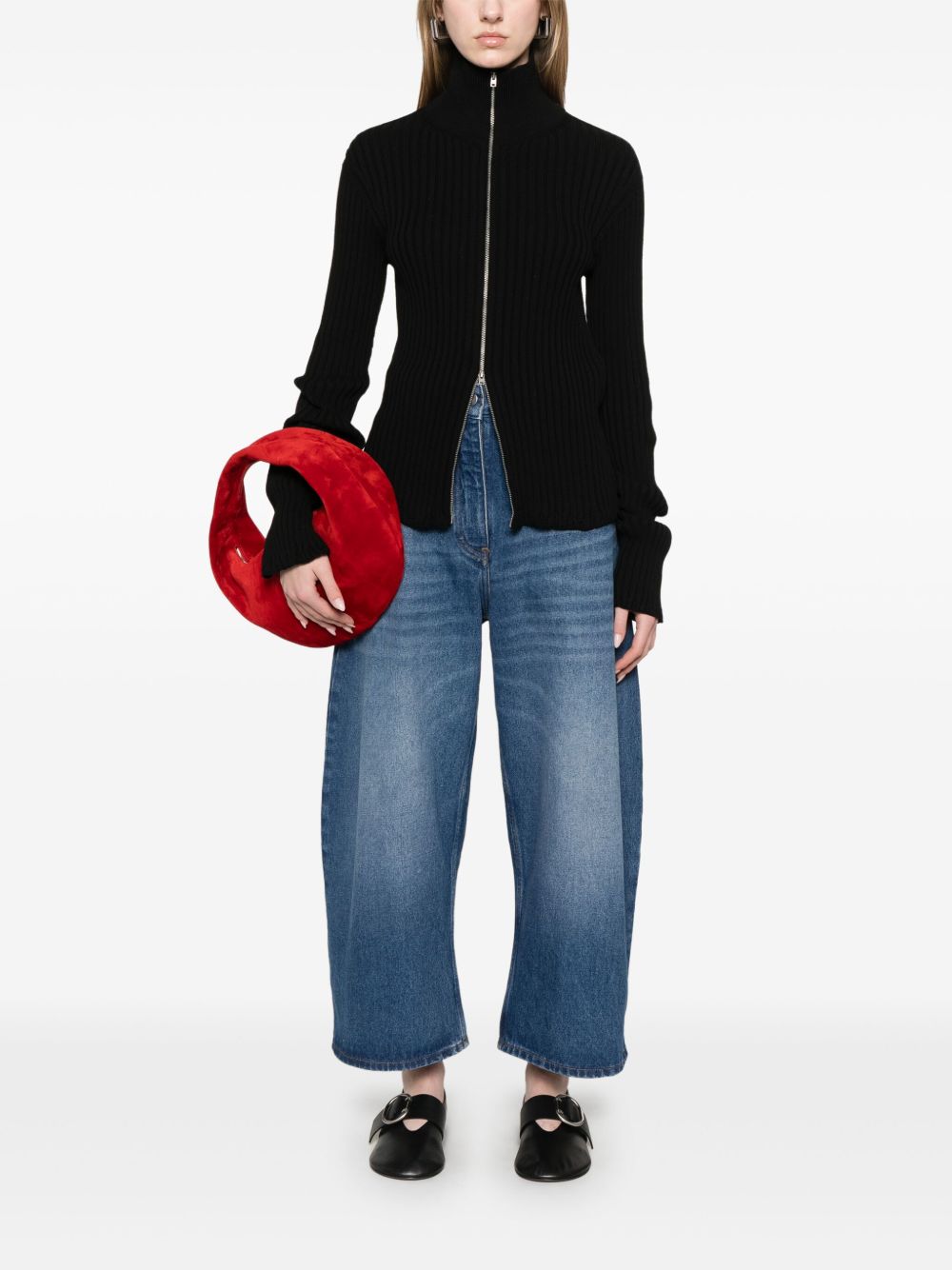 Studio Nicholson Pre Chalco cropped jeans – Cotton  100% - view 2