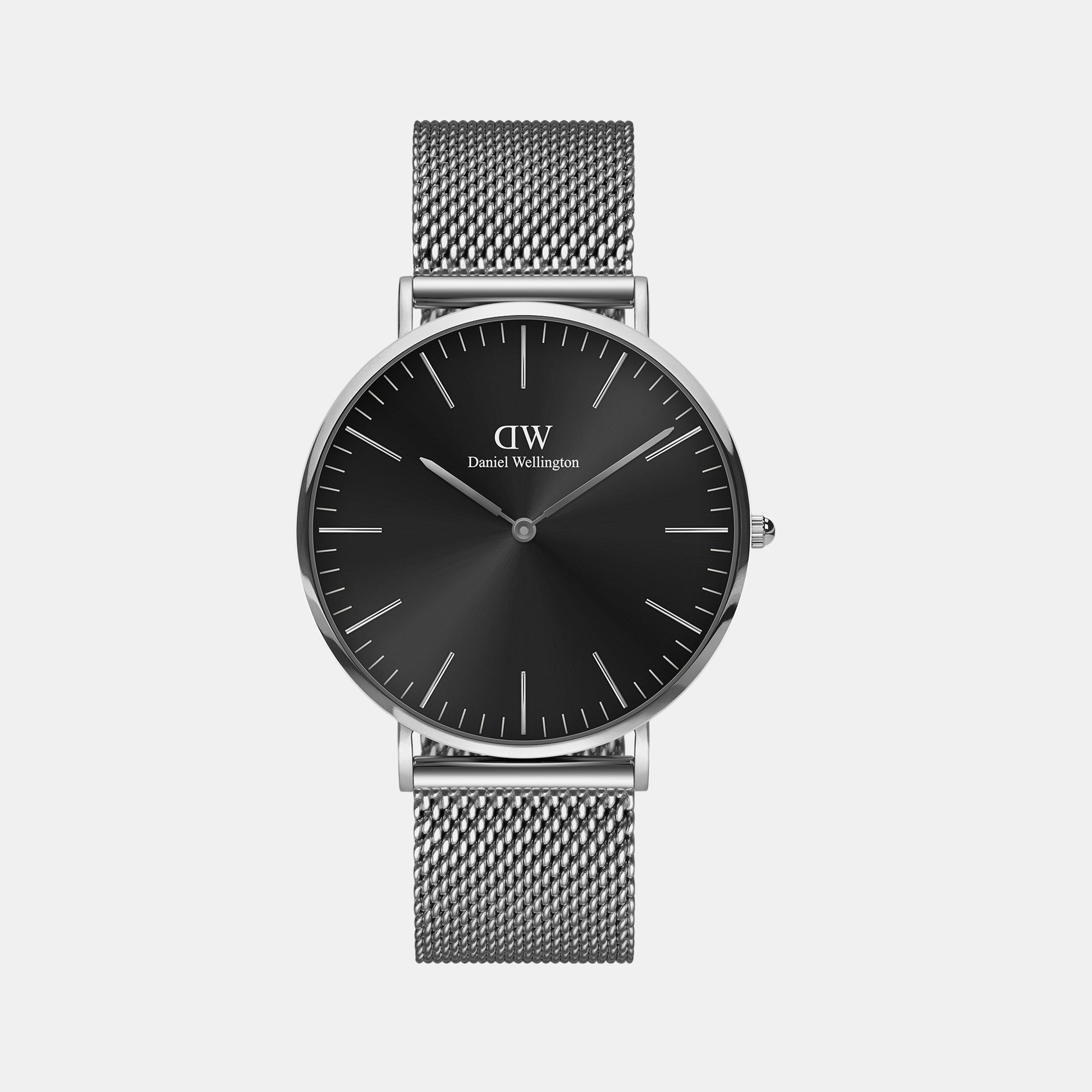 Daniel Wellington Classic Men Quartz Black Dial Analog Stainless Steel Watch DW00100629K