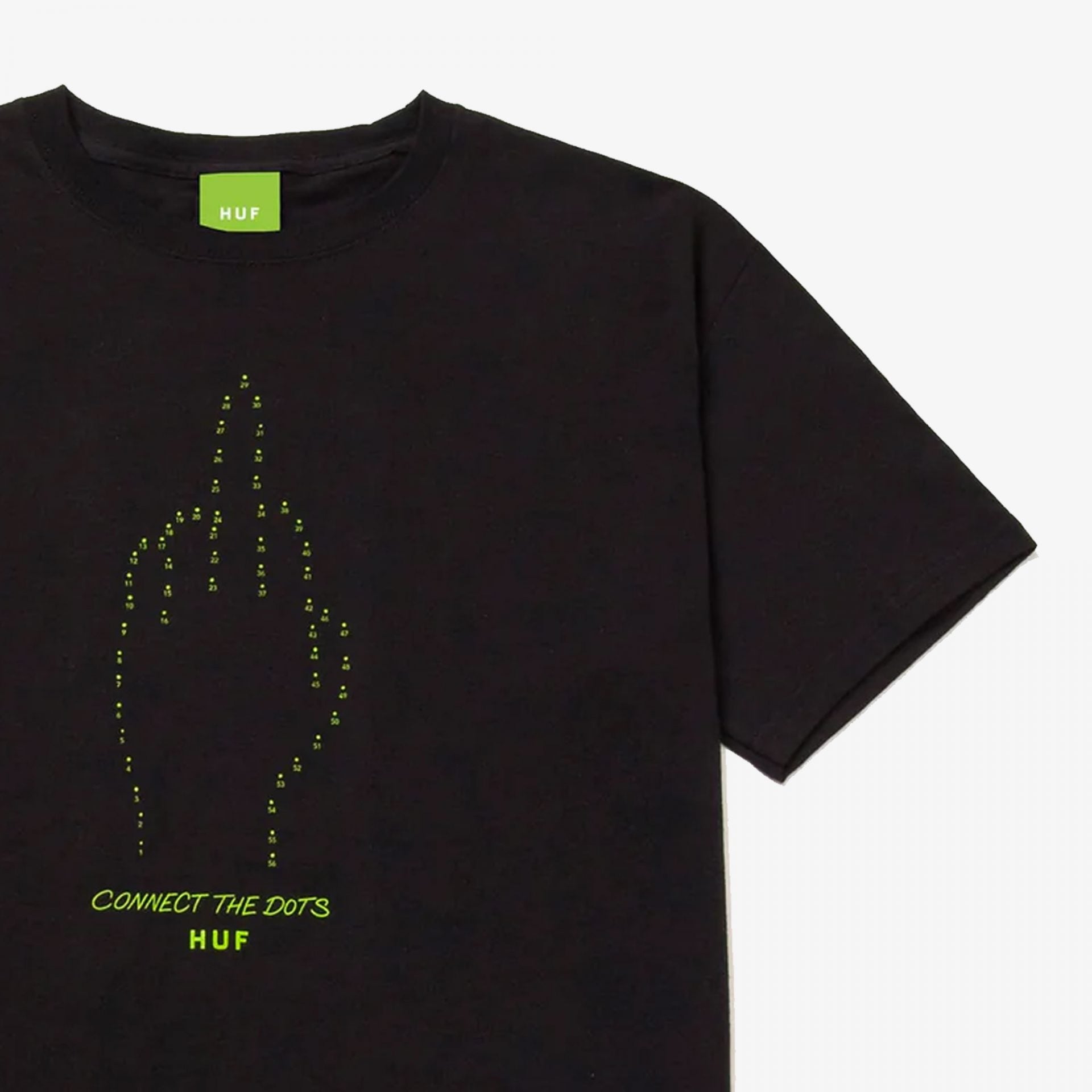 Huf | Connect The Dots T-shirt 'black' - view 2
