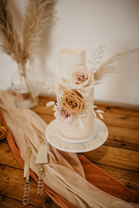 fiftyflowers.com Toffee and Pale Nude Dried Spring Wedding - view 3