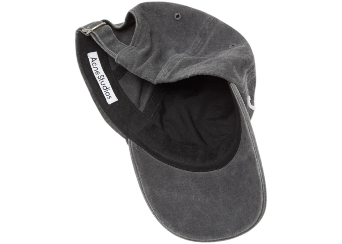 Acne Studios Logo Baseball Cap Black - view 2