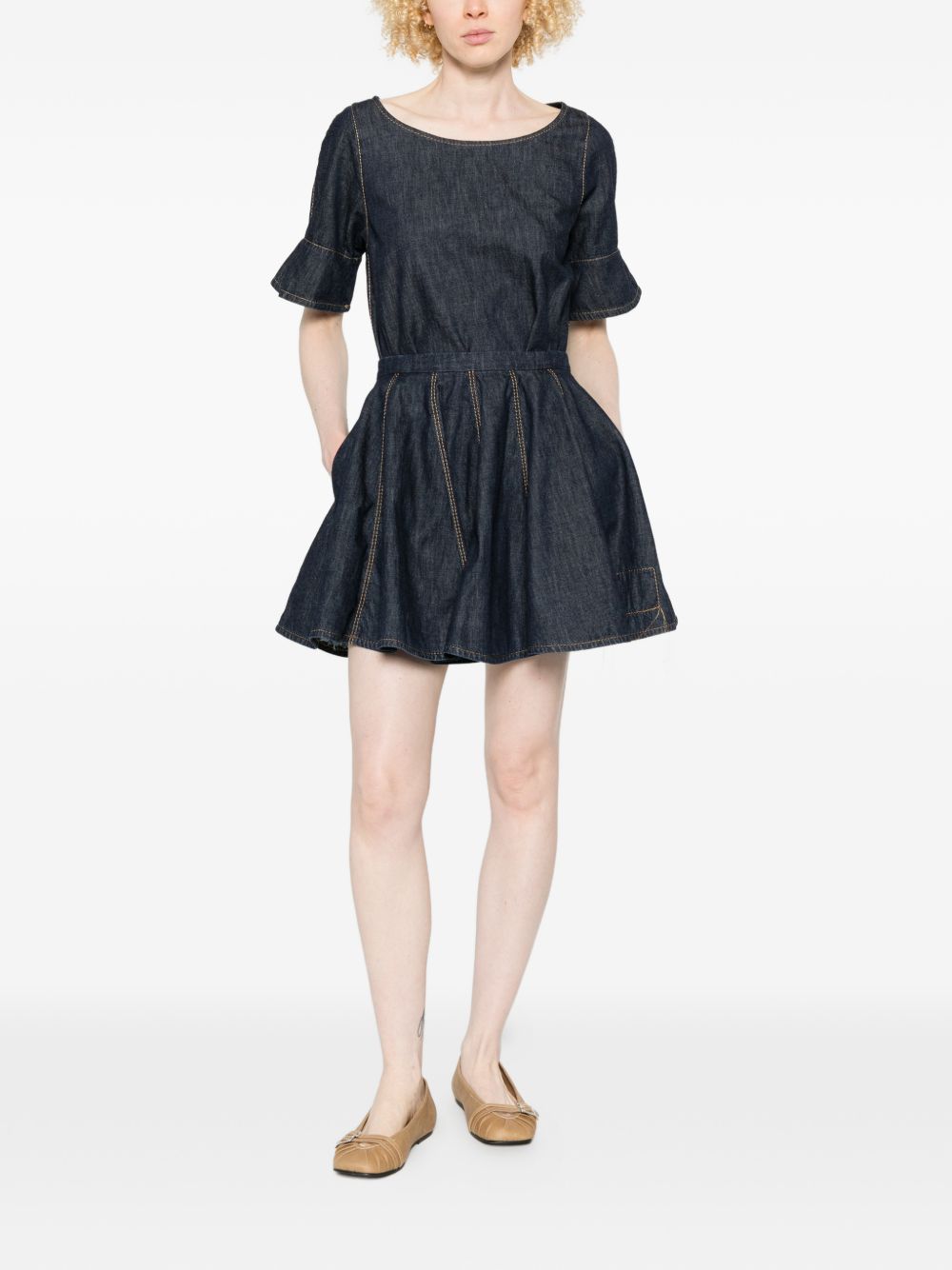 Susanne Bommer Cotton mini skirt – Cotton 100% - view 3