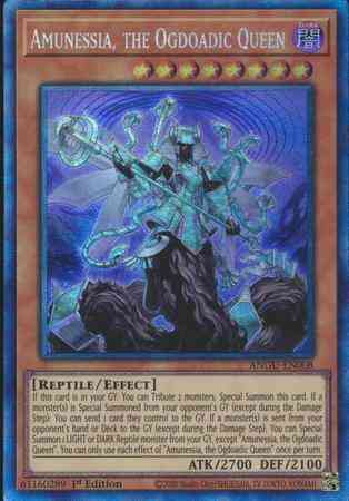 Amunessia the ogdoadic – Yu-Gi-Oh! Amunessia, the Ogdoadic Queen - ANGU-EN008 - Collectors Rare - 1st Edition