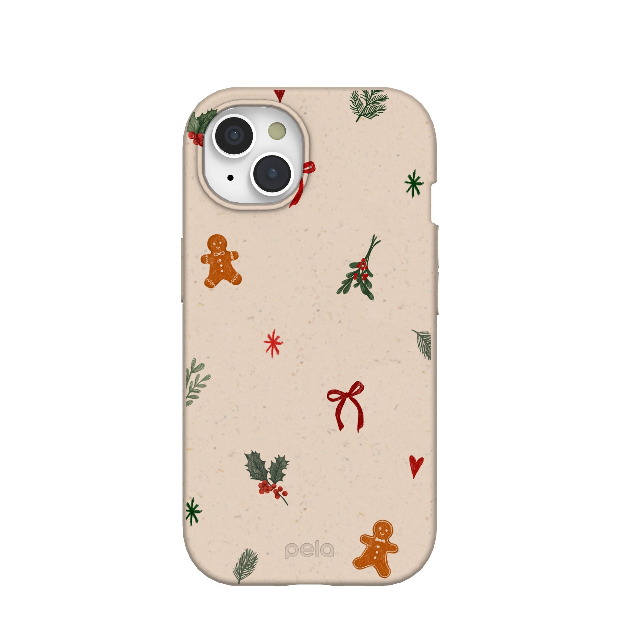 Pela Case Seashell Be Merry iPhone 15 Case
