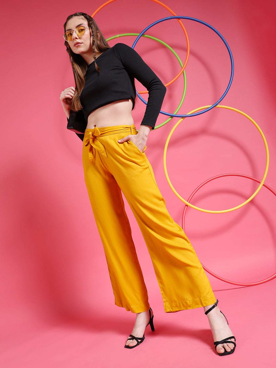 Freehand By The Indian Garage Co Women Solid Trouser