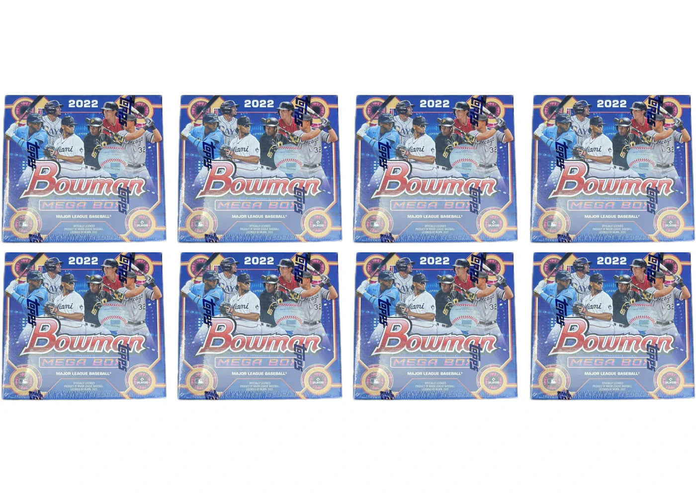 2022 Bowman Baseball Mega Box 8x Lot