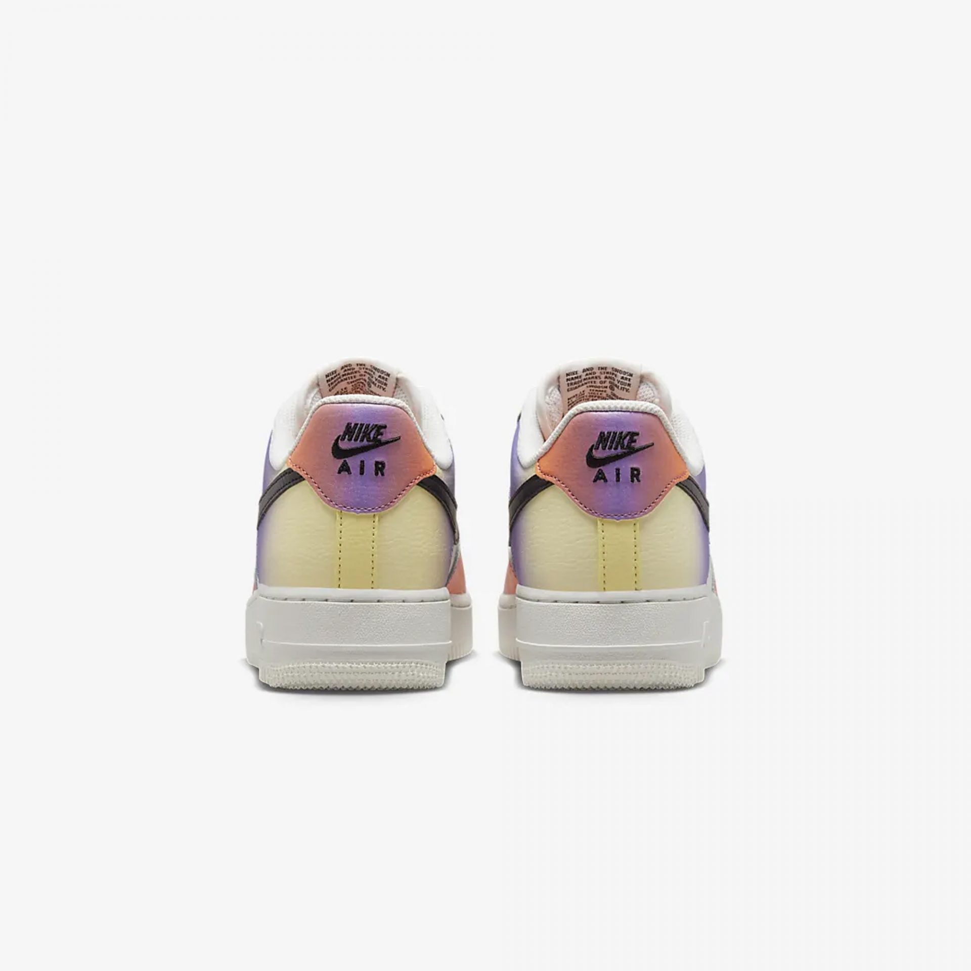 Nike | AIR FORCE 1 '07 { SUMMIT WHITE/BLACK/BRIGHT MANDARIN - view 2