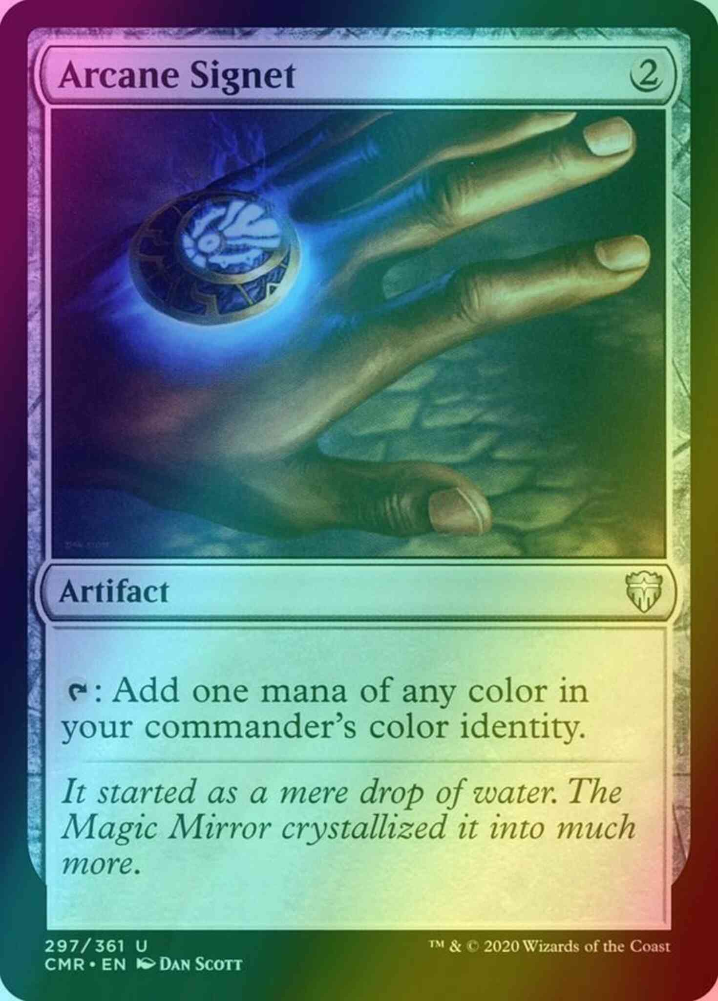 Arcane signet 297 – Magic Arcane Signet [297] [Commander Legends] [Foil]