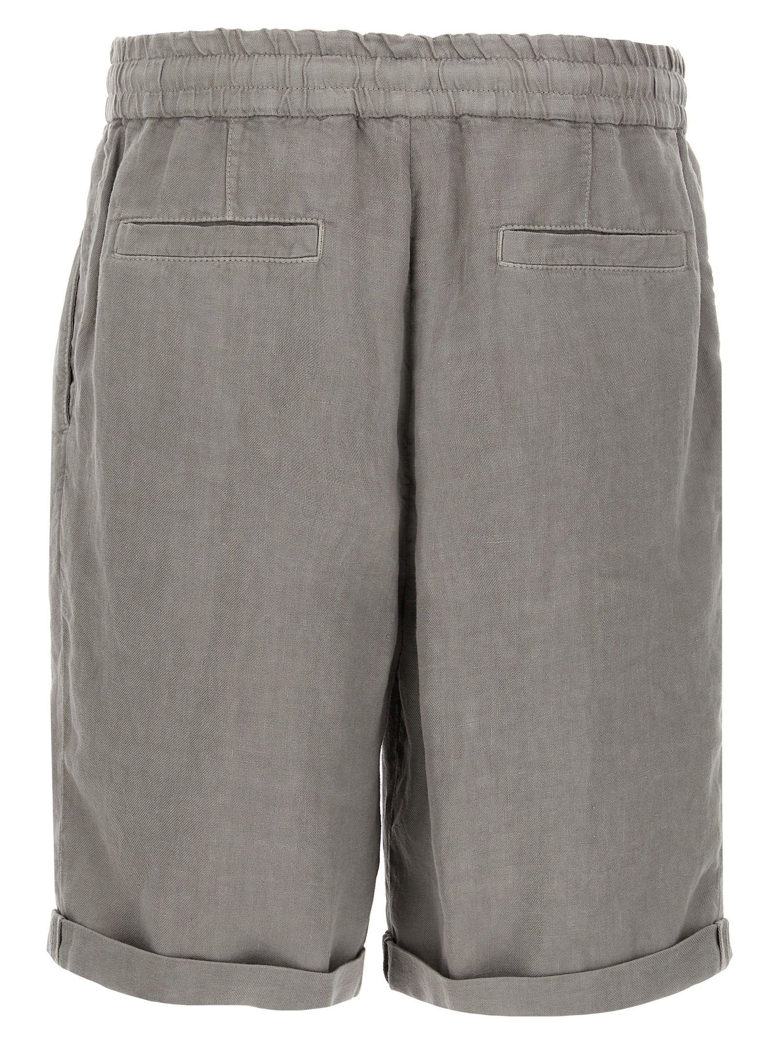 Brunello Cucinelli Linen Bermuda Shorts – 100% linen - view 2