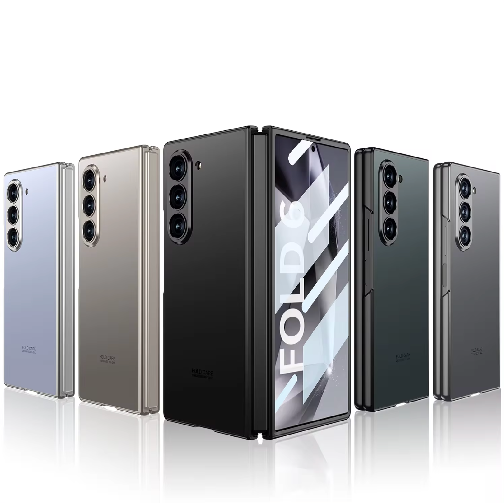 Million Cases Galaxy Z Fold6 Deluxe Matte Robust Frame Case