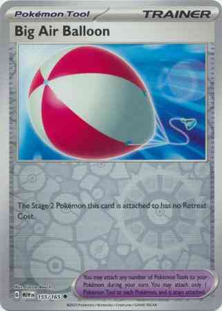 Pokémon Big Air Balloon - 155/165 - Uncommon [sv035-155] [Reverse Holo]
