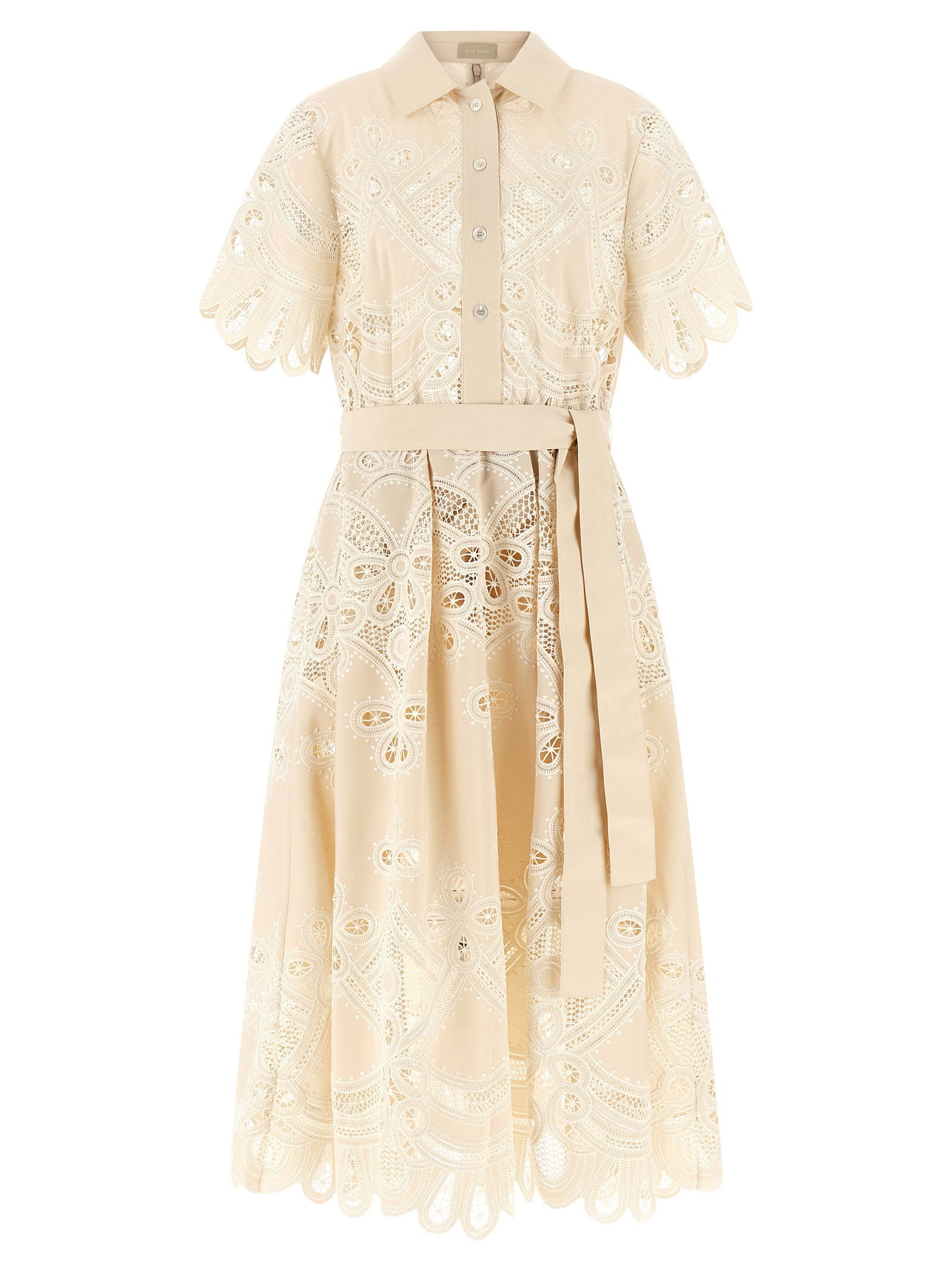 Elie Saab Carving Embroidery Dress – 100% polyester