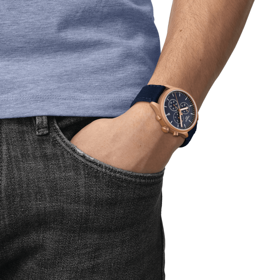 Tissot T-Sport Chrono XL Blue Dial Men 45mm - view 3